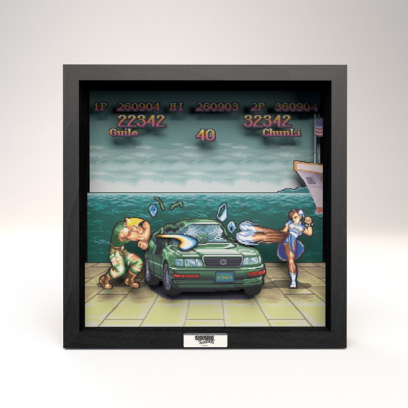 《快打旋風》粉絲心動了！3D立體畫箱《快打旋風3》主題新品