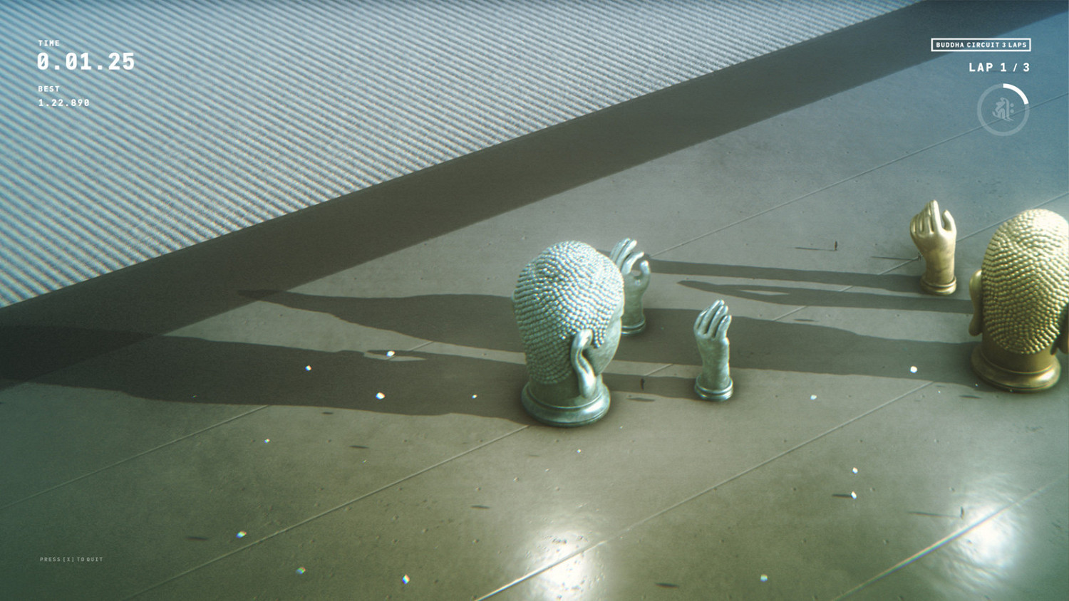 禪意漂移 另類競速遊戲《佛祖GO》上線Steam頁面