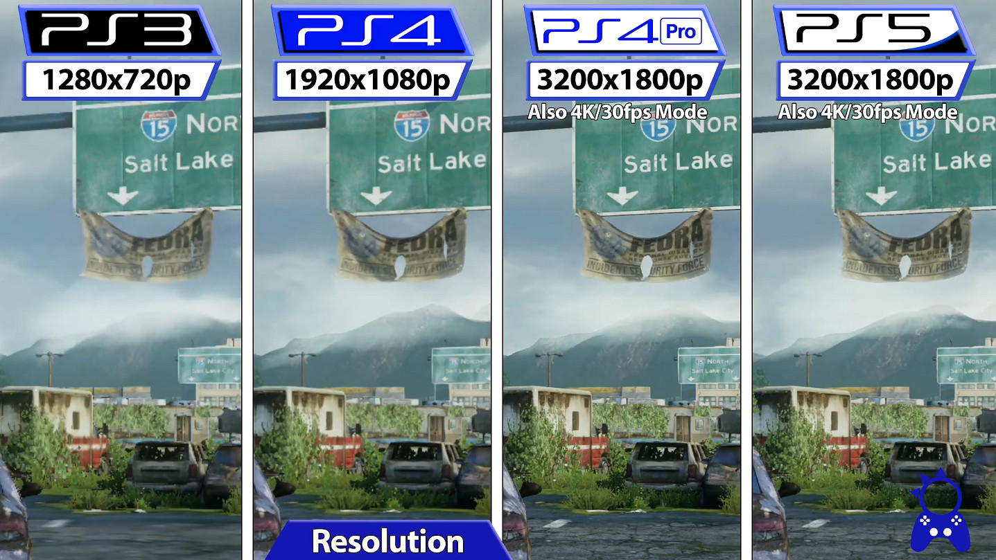 《最後生還者》PS3原版/PS4復刻版/PS5重製版畫面對比