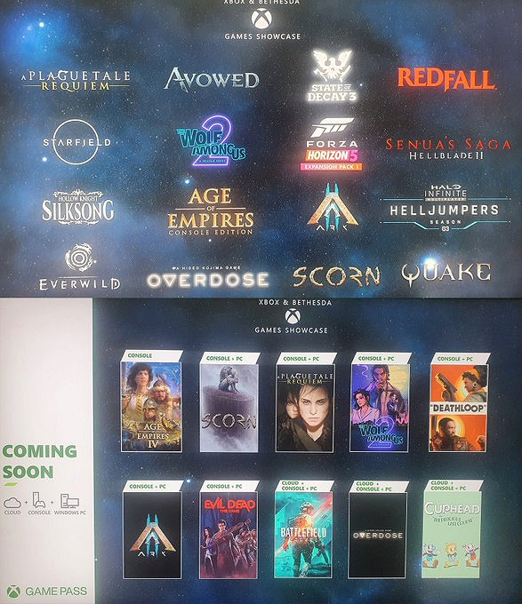 小道消息:XBOX+B社發布會完整遊戲名單 和 新 Xbox Game Pass (XGP) 陣容 小道消息:XBOX+B社發布會完整遊戲名單 和 新 Xbox Game Pass (XGP) 陣容