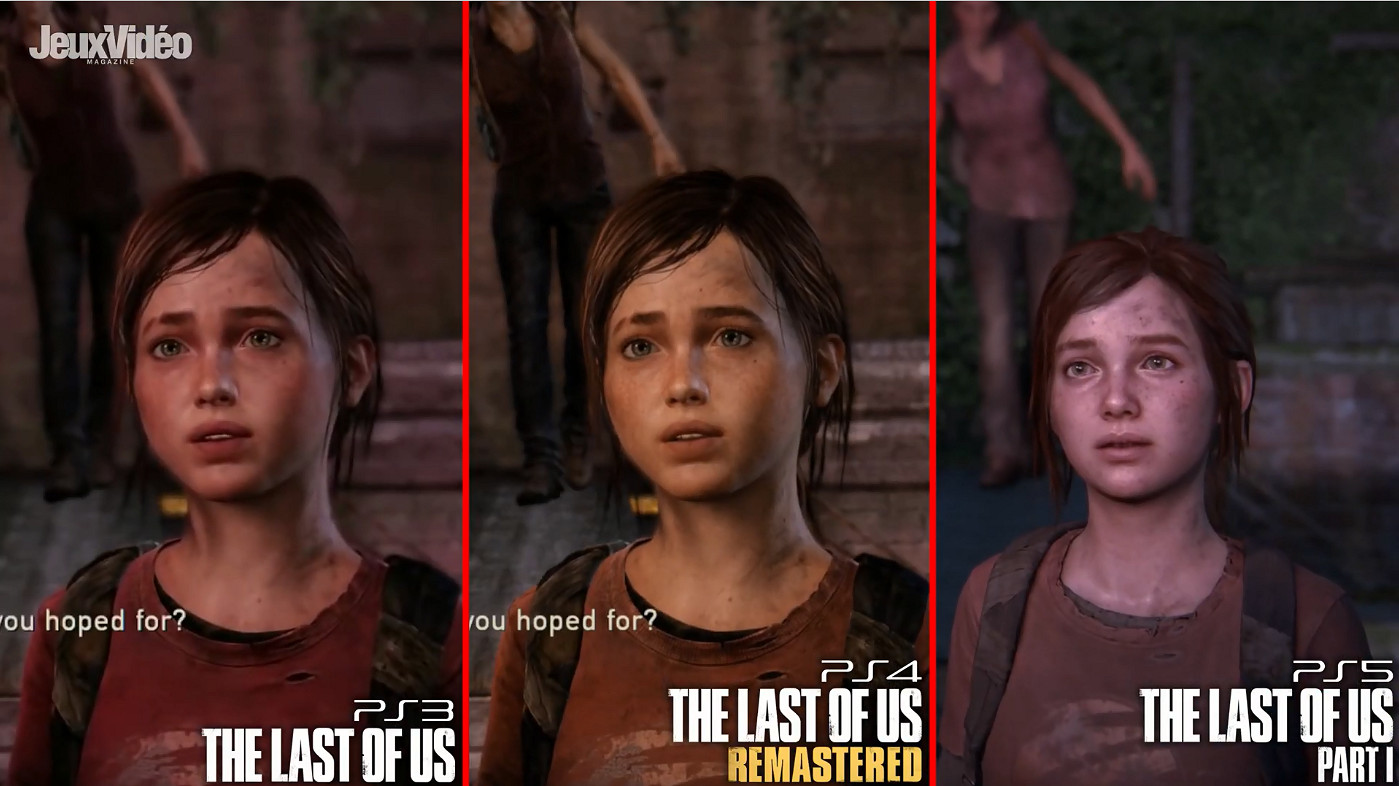 《最後生還者》PS3原版/PS4復刻版/PS5重製版畫面對比