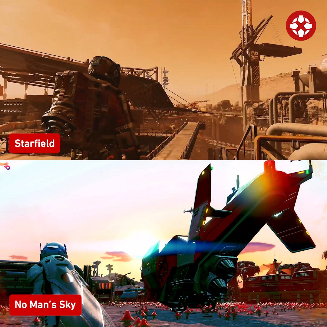 《星空之地》與《無人深空》對比影片 差別如何？