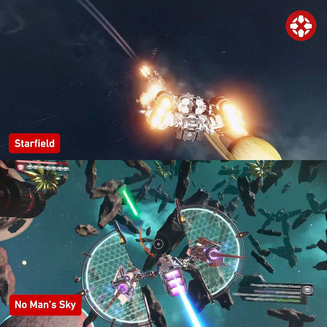 《星空之地》與《無人深空》對比影片 差別如何？