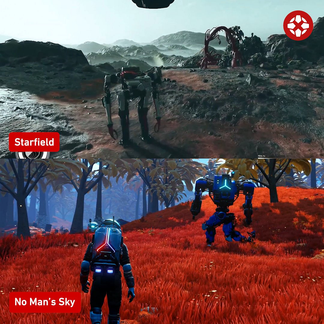 《星空之地》與《無人深空》對比影片 差別如何？