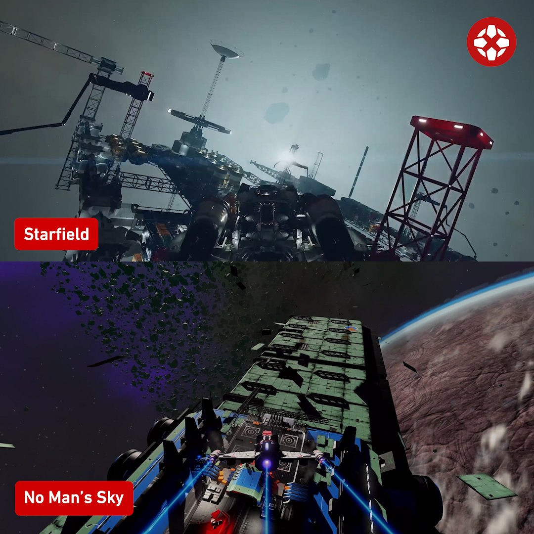 《星空之地》與《無人深空》對比影片 差別如何？