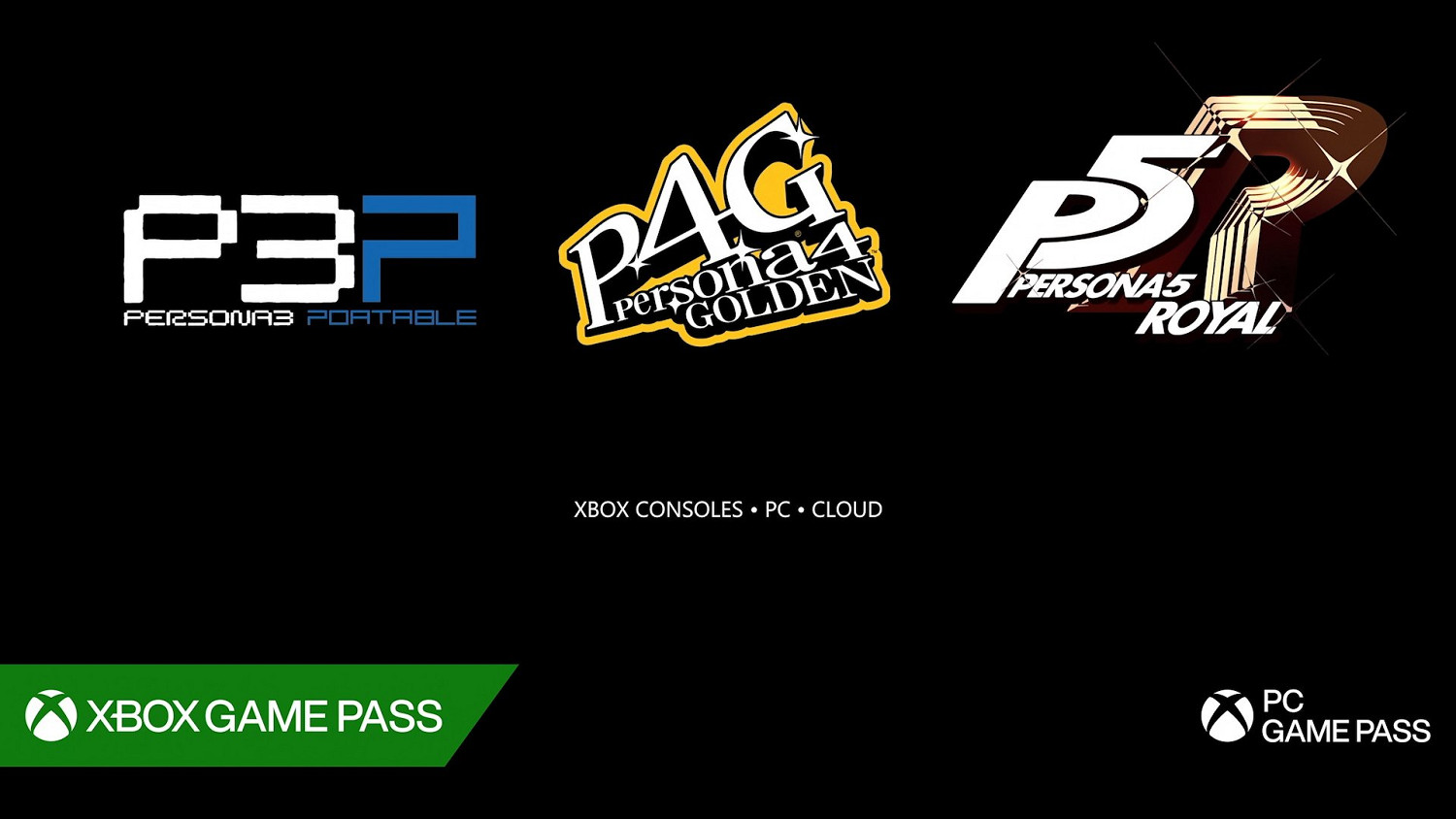 女神異聞錄3/4/5登PC/Xbox！10月開始推出 進 Xbox Game Pass (XGP) ！