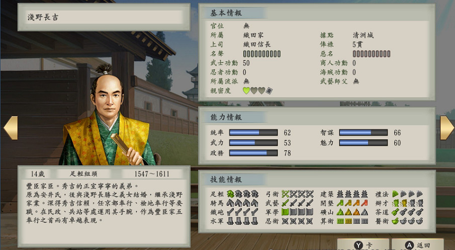 《太閣立誌傳5DX》生平怎麽看？角色生平描述講解