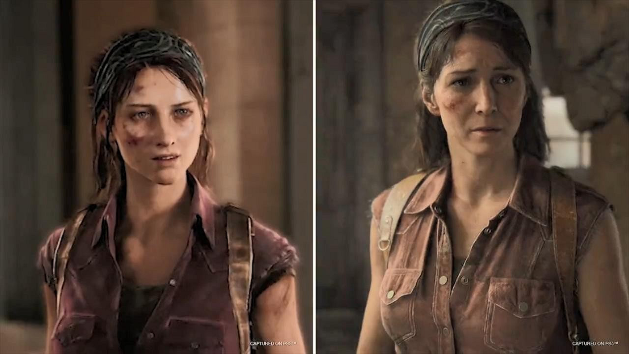 頑皮狗分享《最後生還者RE》泰絲模型對比：末日遊戲？