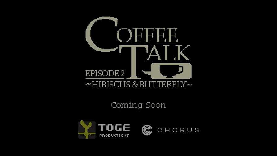 《Coffee Talk2 ：洛神花與蝴蝶》延期至2023年發布