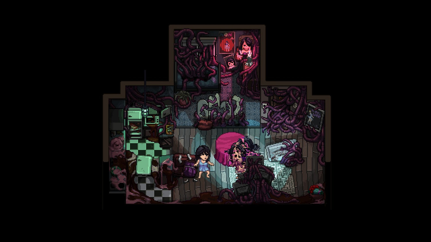 2D像素恐怖遊戲《Decarnation》明年登陸Steam