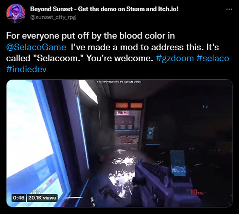 LSP大法！新遊《Selaco》因“白色爆漿”Mod火爆出圈