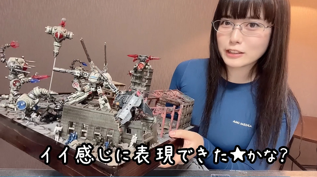 36G的“女菩薩”,也是高達模型製作大師 36G的“女菩薩”,也是高達模型製作大師