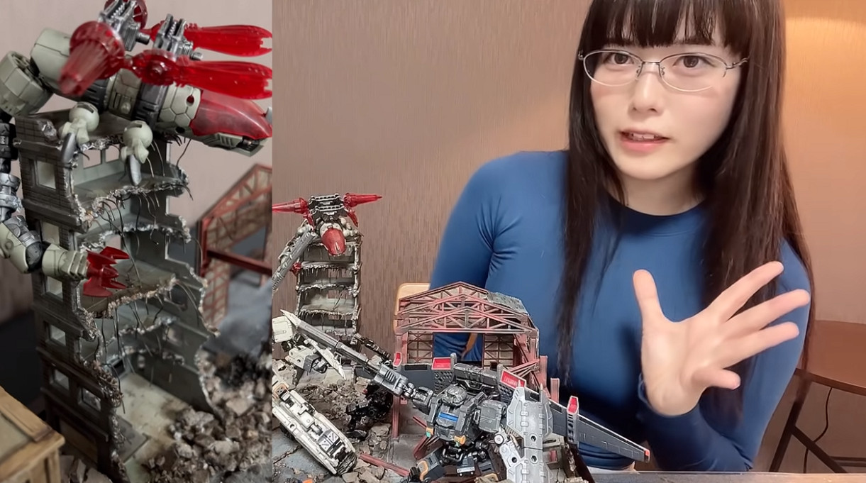 36G的“女菩薩”,也是高達模型製作大師 36G的“女菩薩”,也是高達模型製作大師