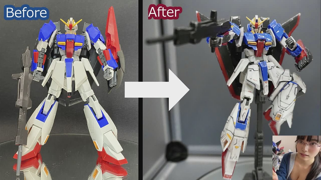 36G的“女菩薩”,也是高達模型製作大師 36G的“女菩薩”,也是高達模型製作大師