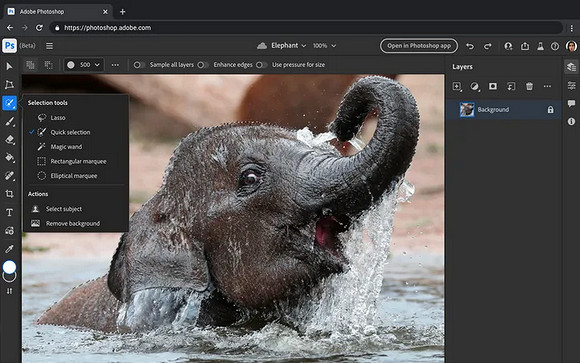Adobe計劃將Photoshop網頁版免費,好吸引更多使用者購買