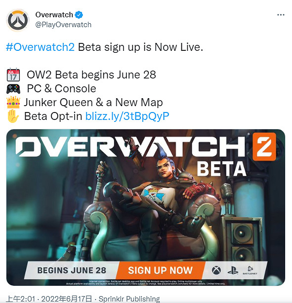 《鬥陣特攻2》Beta封測申請已開啟!主機和PC都能參與 《鬥陣特攻2》Beta封測申請已開啟!主機和PC都能參與