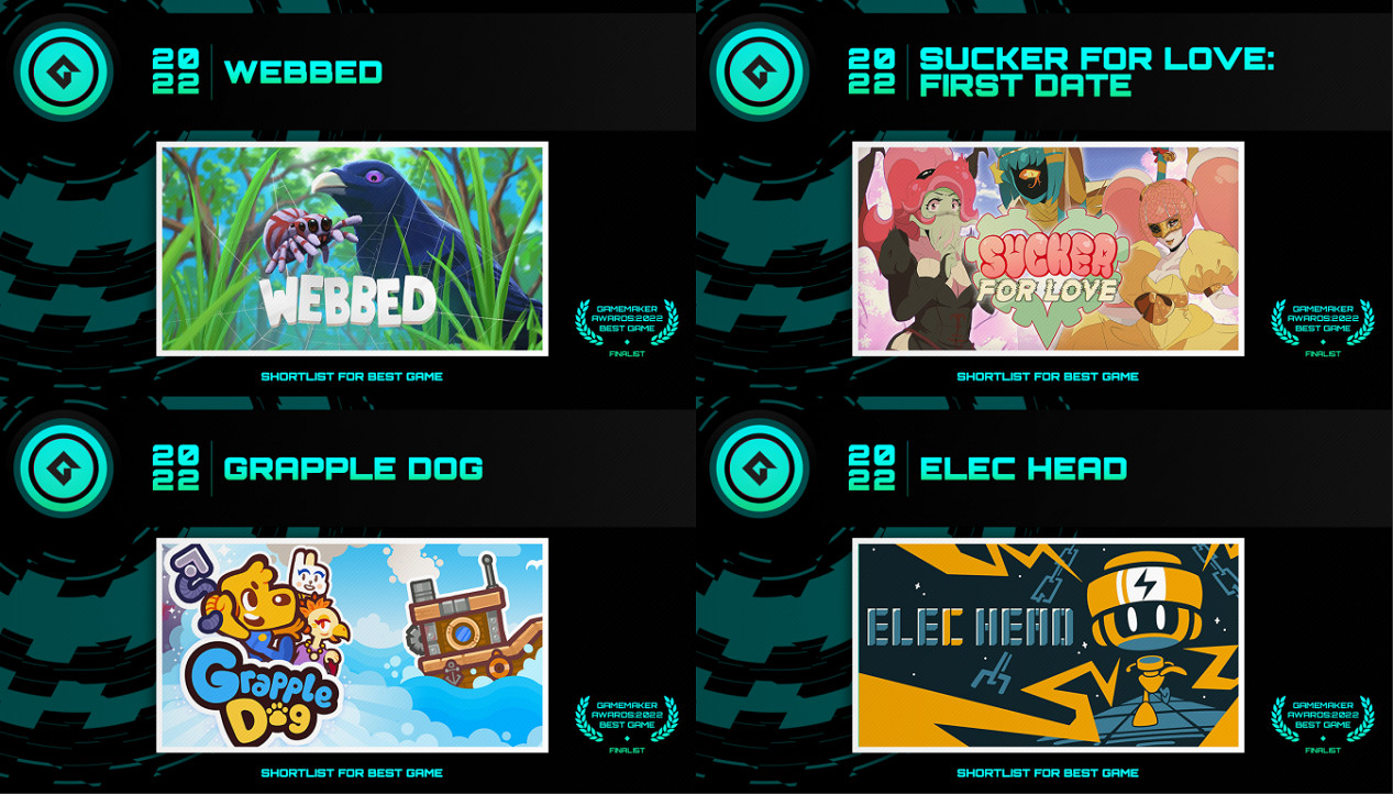GameMaker獨立遊戲2022年度獎項提名揭曉