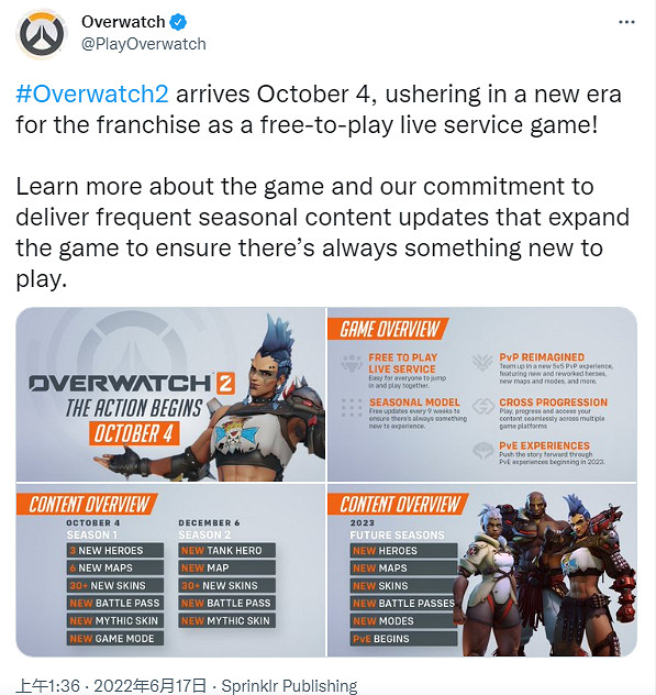 《鬥陣特攻2》內容前瞻!PVP免費PVE模式2023年上線 《鬥陣特攻2》內容前瞻!PVP免費PVE模式2023年上線