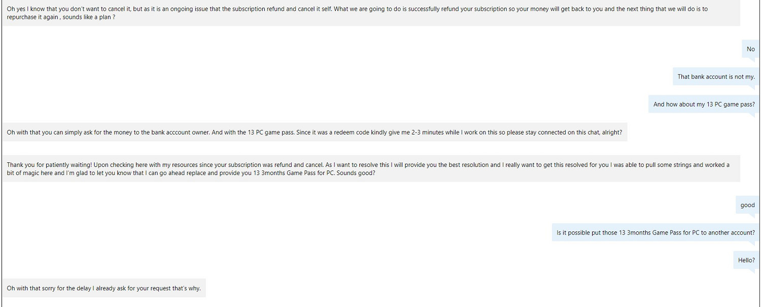  Xbox Game Pass (XGP) U被強制回收後續：可找微軟客服補回PGP重新升級