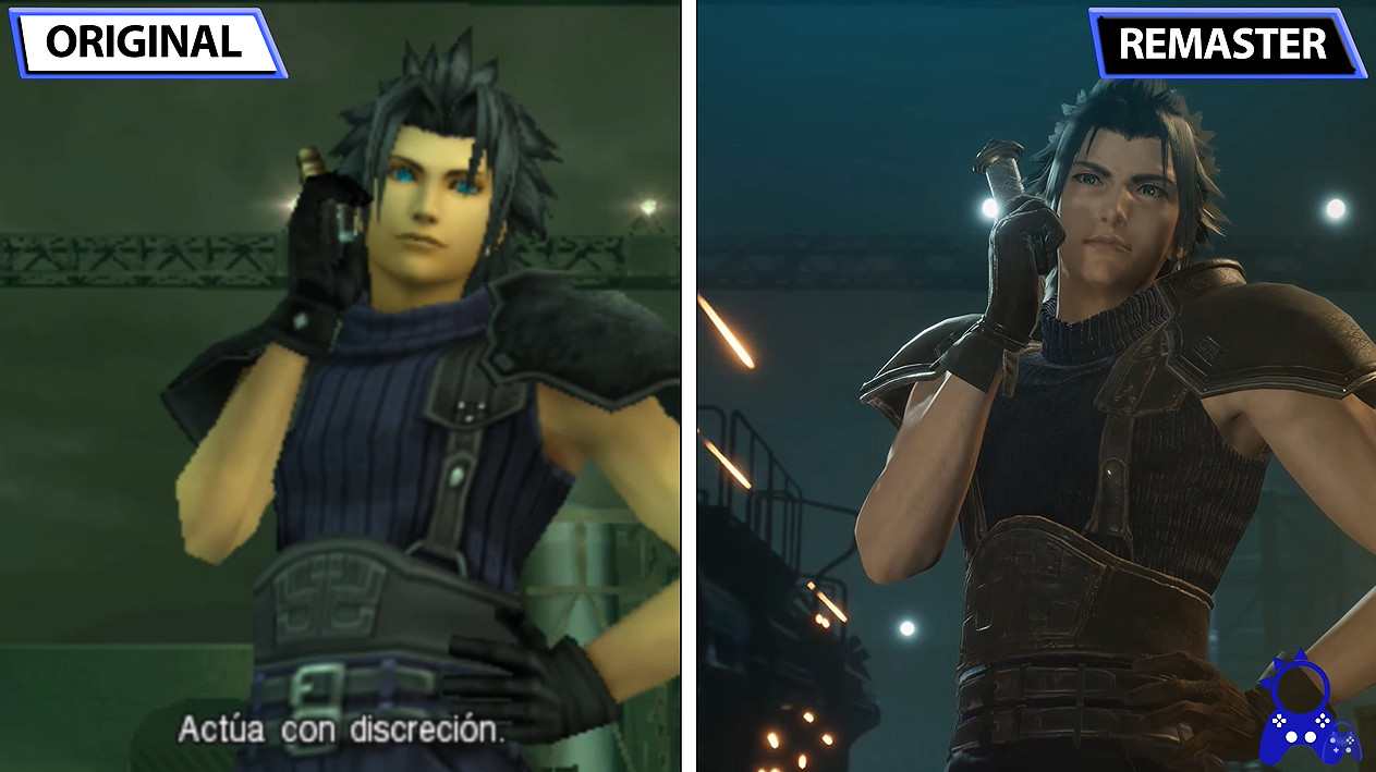 《最終幻想7：核心危機 重聚》與原版詳細對比影片