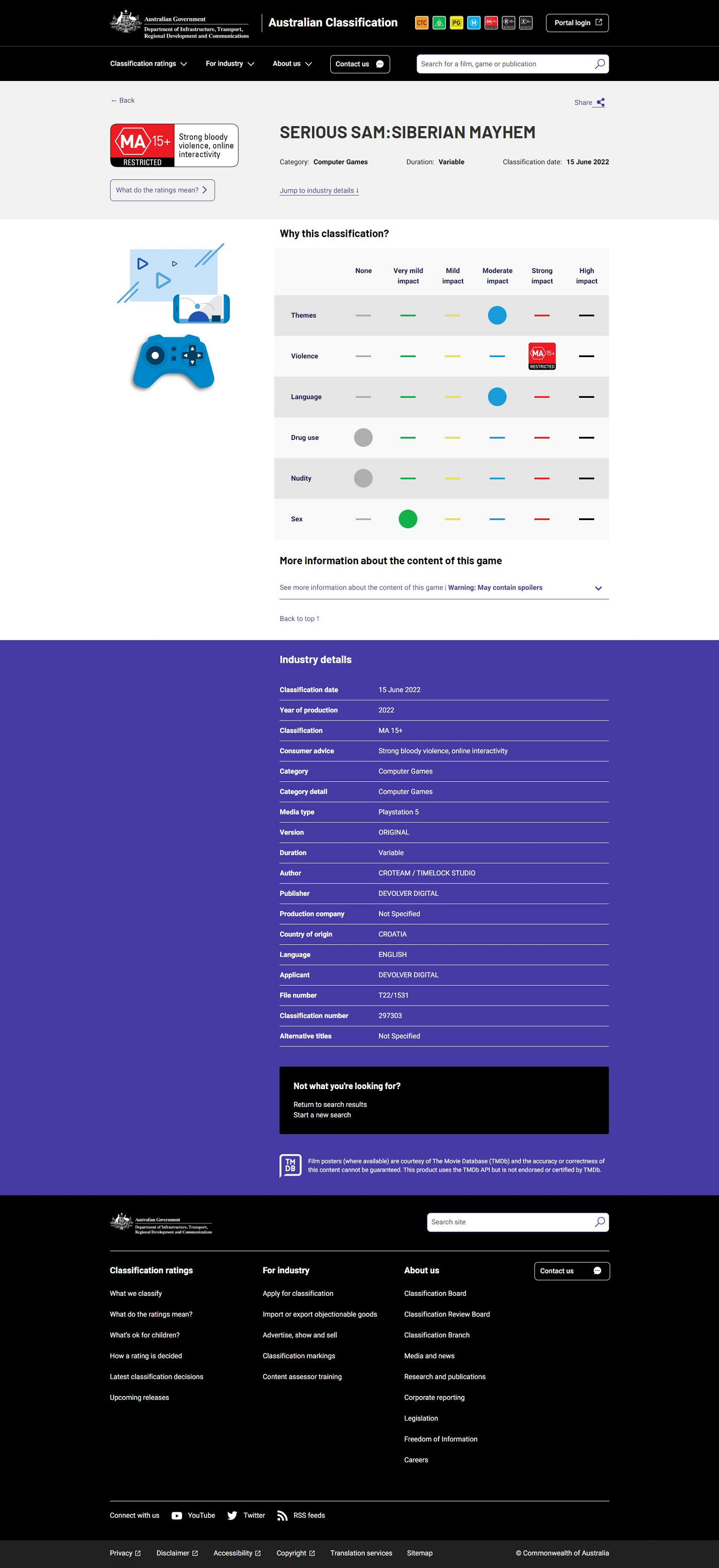 《重裝武力：西伯利亞狂想曲》PS5版在澳洲通過審核