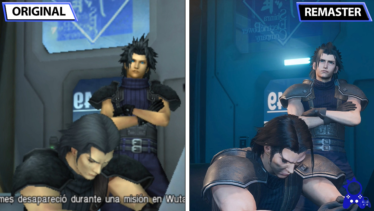 《最終幻想7：核心危機 重聚》與原版詳細對比影片