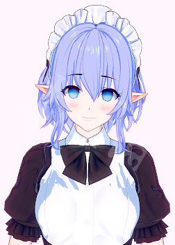 《戀活Sunshine》人物卡藍髮精靈女僕分享 藍髮精靈女僕怎麽捏？