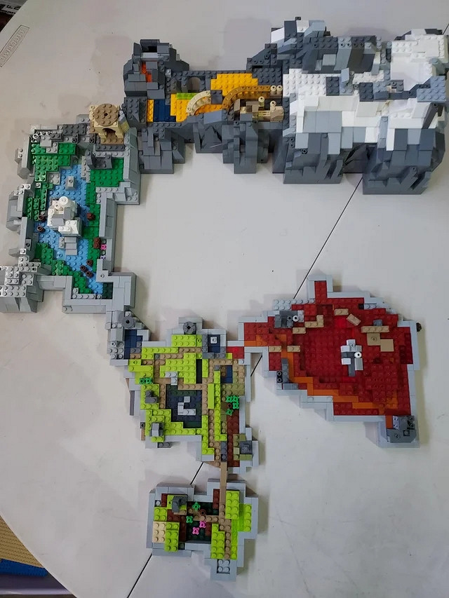 狂熱粉絲用樂高積木還原《艾爾登法環》地圖「交界地」！