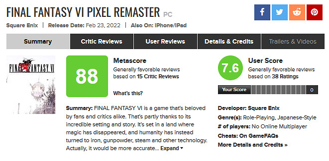 2022年中盤點！M站評分最高的十款遊戲 第一毫無懸念