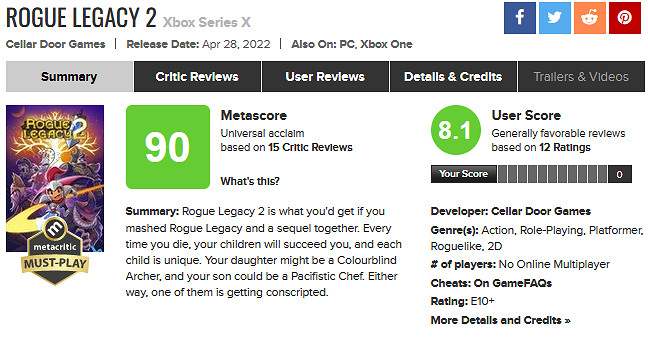 2022年中盤點！M站評分最高的十款遊戲 第一毫無懸念