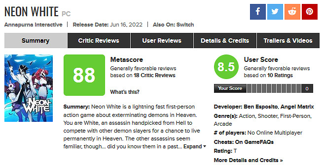 2022年中盤點！M站評分最高的十款遊戲 第一毫無懸念