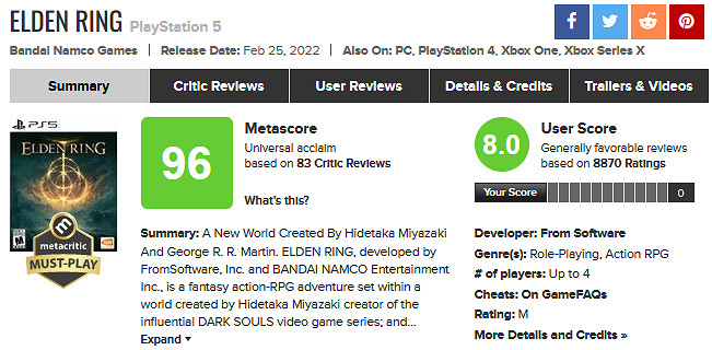 2022年中盤點！M站評分最高的十款遊戲 第一毫無懸念