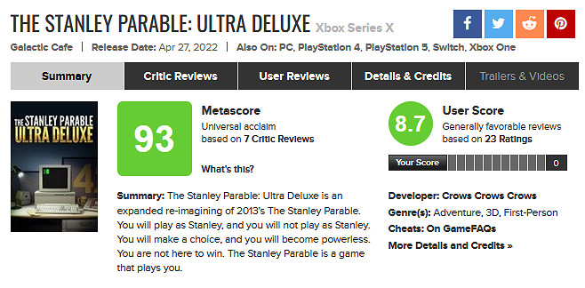 2022年中盤點！M站評分最高的十款遊戲 第一毫無懸念