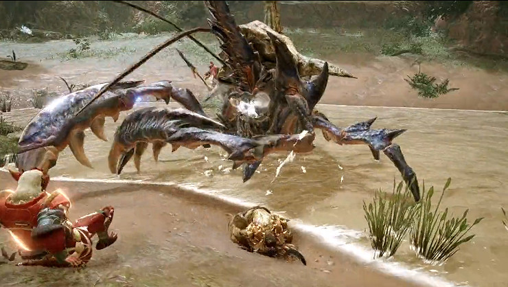 《魔物獵人崛起：曙光》將軍鐮蟹 / 熾妃蜘蛛展示公開