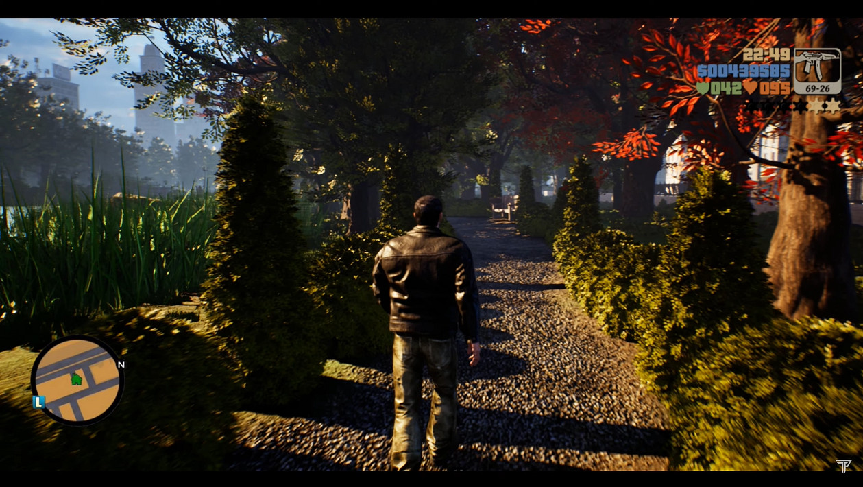 同人逼死官方系列 大神自製《GTA3》虛幻5重製版