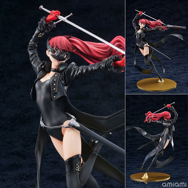 黑色皮衣大白腿！《P5R》芳澤霞“怪盜Ver.”手辦開訂