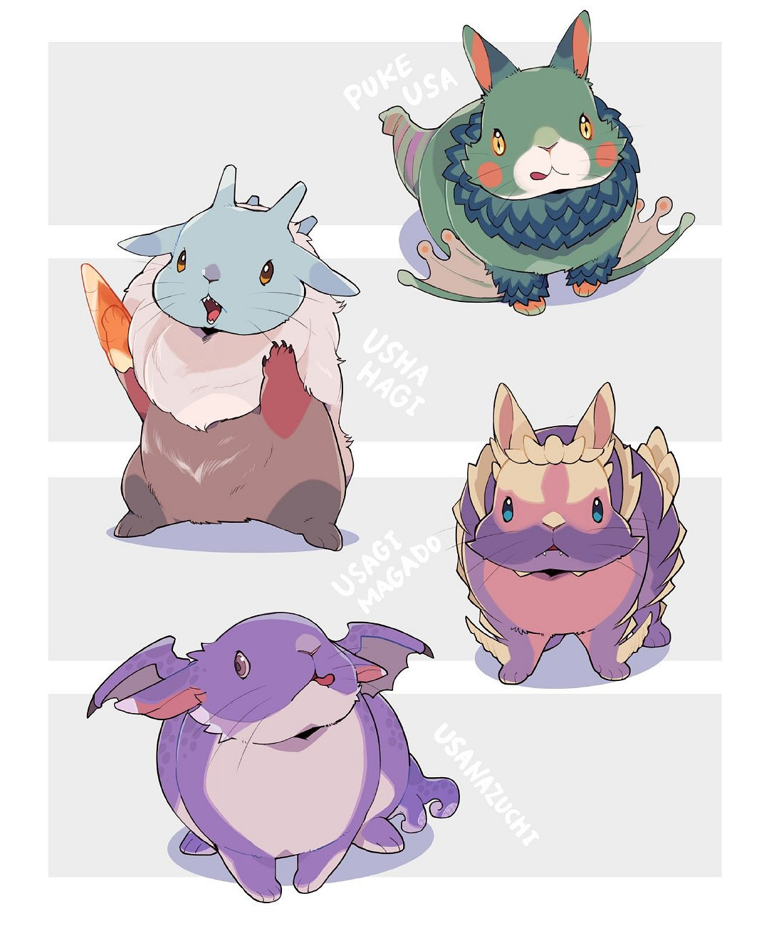 兔兔這麽可愛怎忍心狩獵？《魔物獵人》怪獸萌兔化