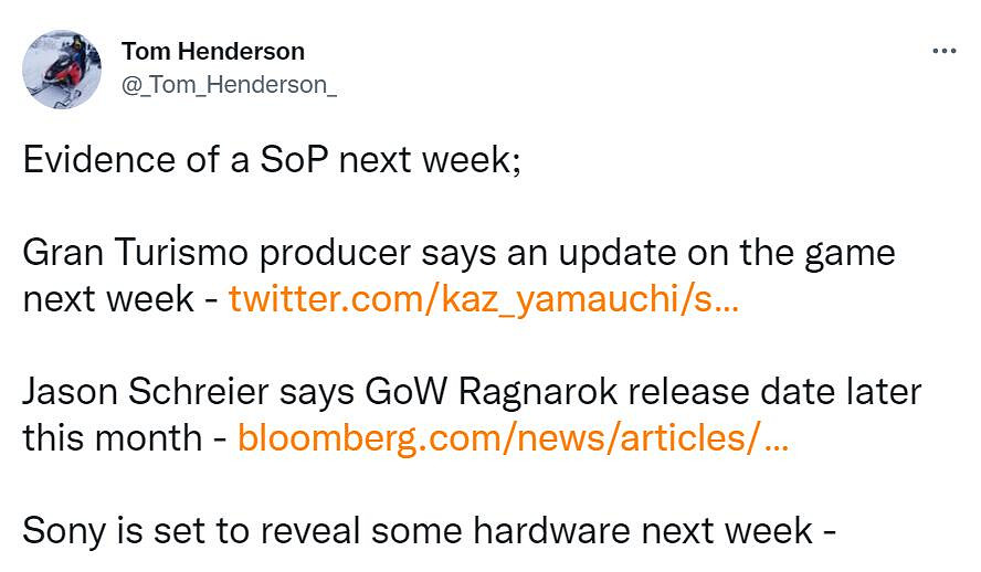 寧就是福爾摩斯？索尼下周將來有可能舉行State of Play發布會