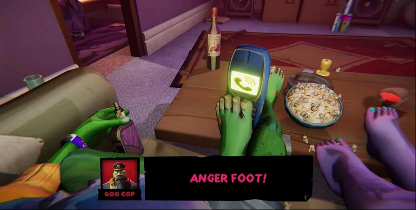 用腳打完飛機後，我只覺得索然無味