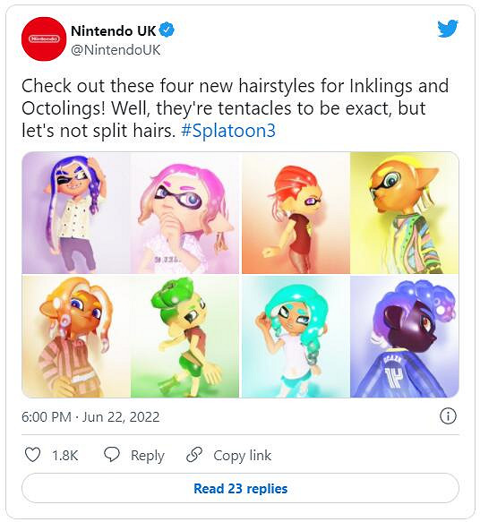 任天堂展示《噴射戰士3》自定義功能：千變萬化的髮型