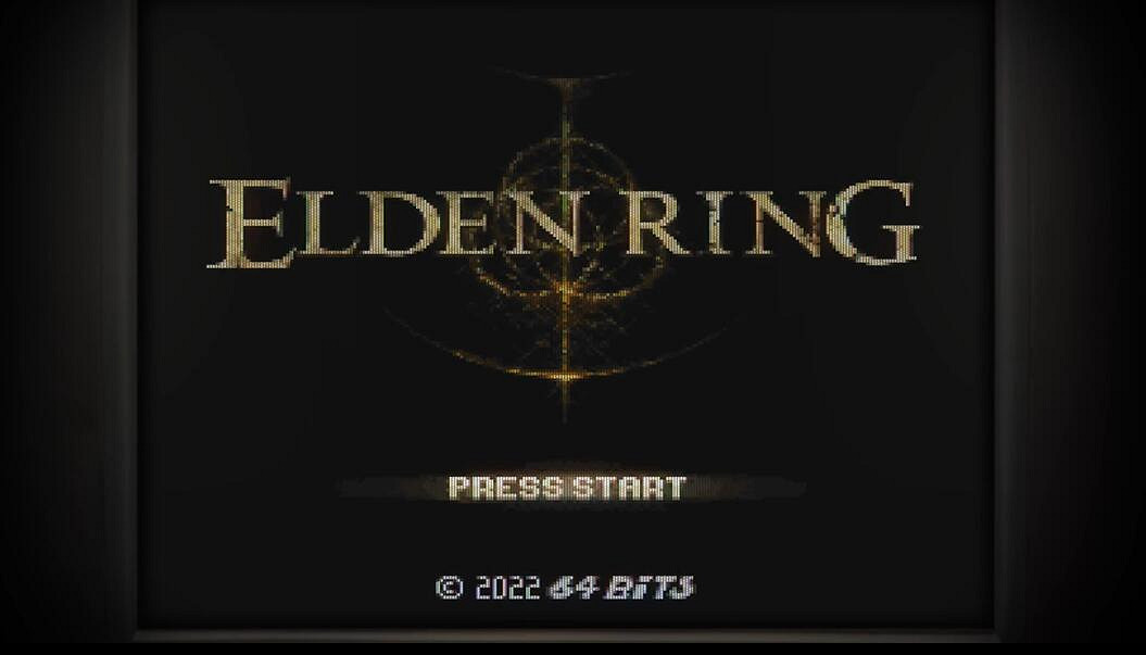 重返那個黃金年代 SFC像素版《艾爾登法環》飯製影片