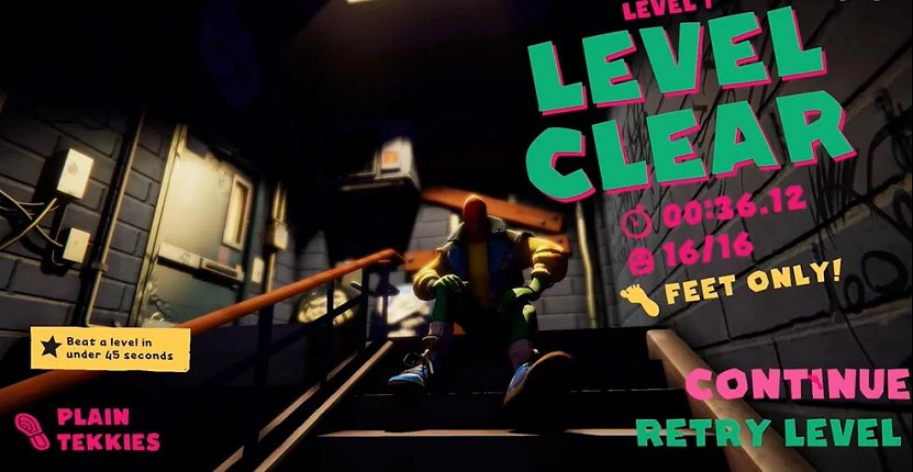 用腳打完飛機後，我只覺得索然無味