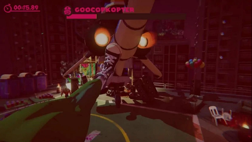 用腳打完飛機後，我只覺得索然無味