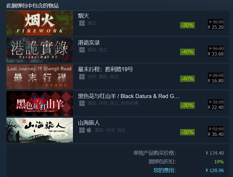 Steam夏促:中國大陸研發恐怖遊戲「夏日“陰”涼」同綁包開售 Steam夏促:中國大陸研發恐怖遊戲「夏日“陰”涼」同綁包開售