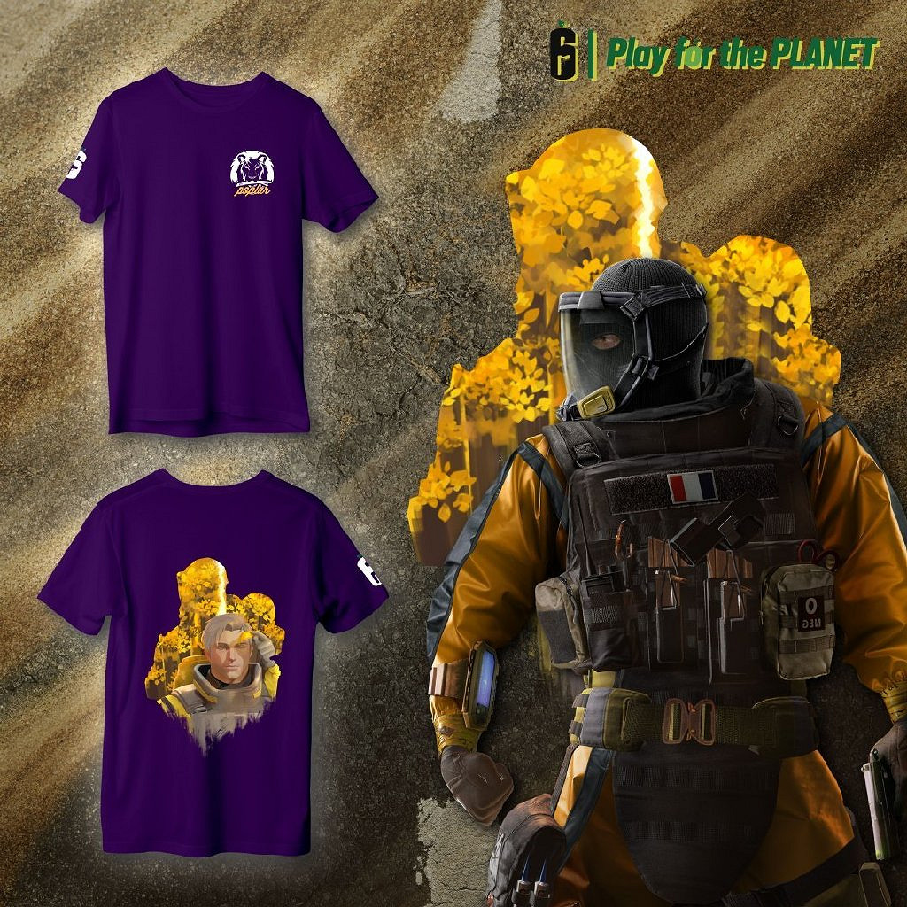 育碧推出《虹彩六號》公益T恤 助力社區公益2.0項目