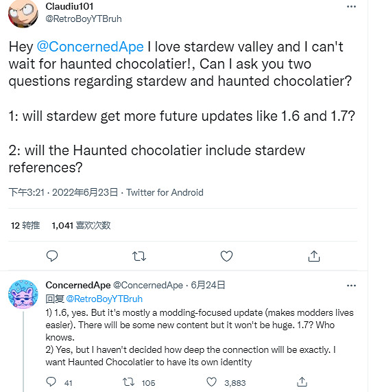 《星露谷物語》還會更新！製作人稱1.6版本即將推出