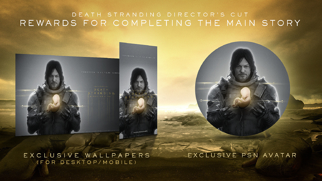 PS5《死亡擱淺 導剪版》通關獎勵：桌面背景和PSN頭像