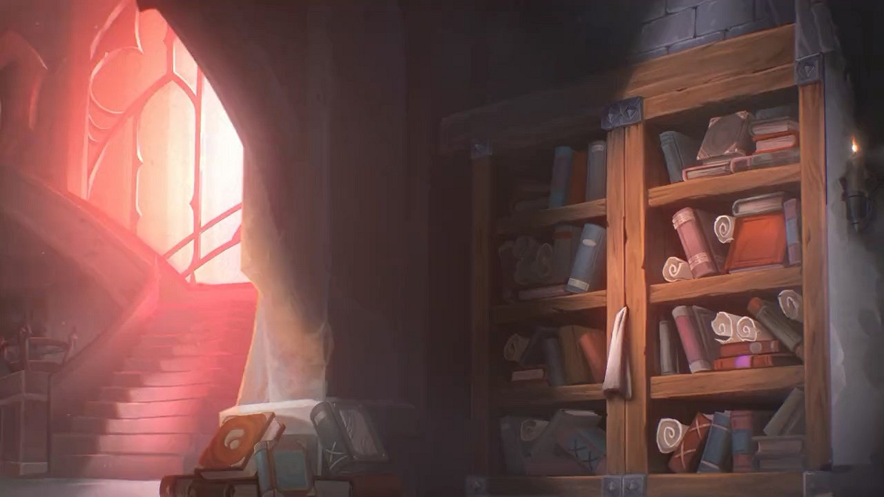 《爐石戰記》新版本前導預告 德納休斯油畫被劈開! 《爐石戰記》新版本前導預告 德納休斯油畫被劈開!