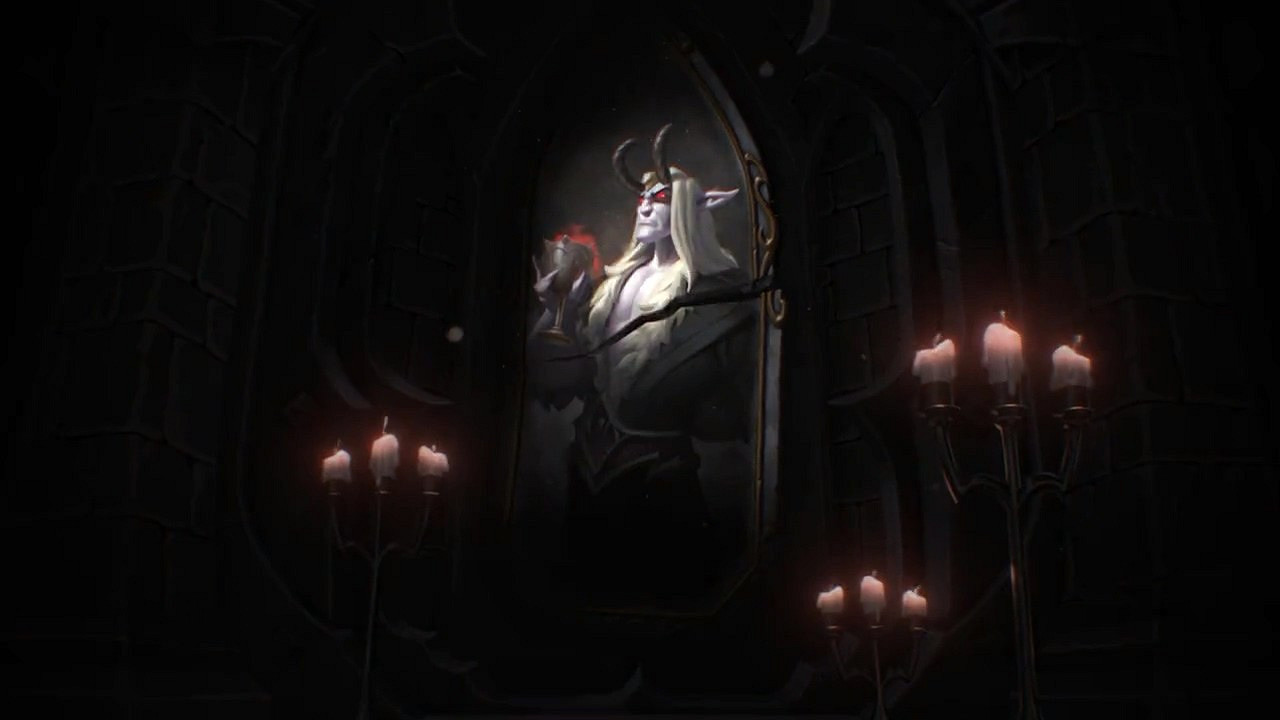 《爐石戰記》新版本前導預告 德納休斯油畫被劈開! 《爐石戰記》新版本前導預告 德納休斯油畫被劈開!