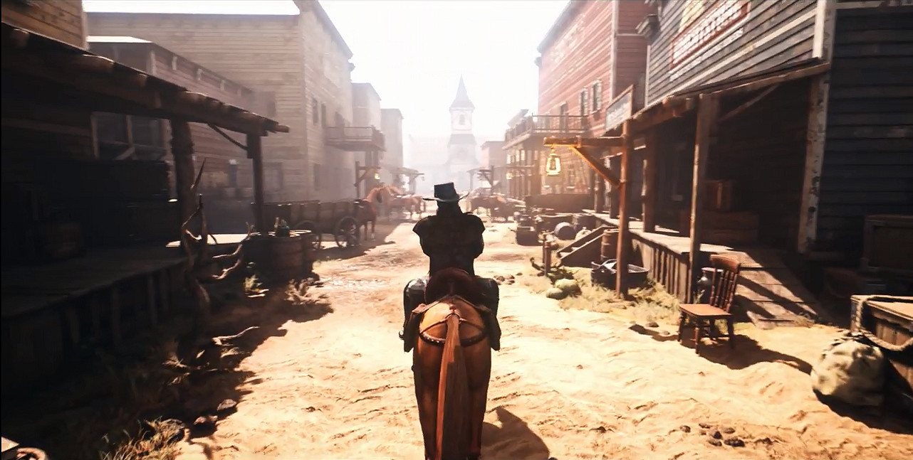 《荒野大鏢客》前身!飯製《紅死左輪》虛幻5概念預告 《荒野大鏢客》前身!飯製《紅死左輪》虛幻5概念預告